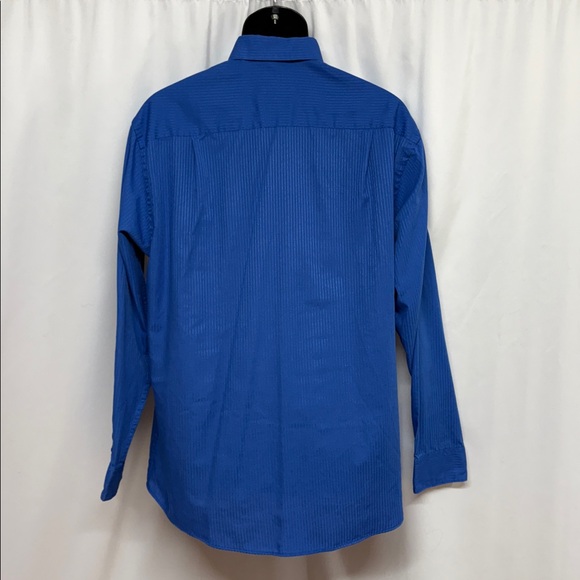 Vibrant Blue Long Sleeve Shirt - Picture 1 of 7